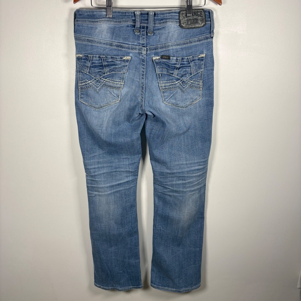 Salvage Mayhem Bootcut Jeans Mens 46 Blue Denim Designed‎ for Buckle